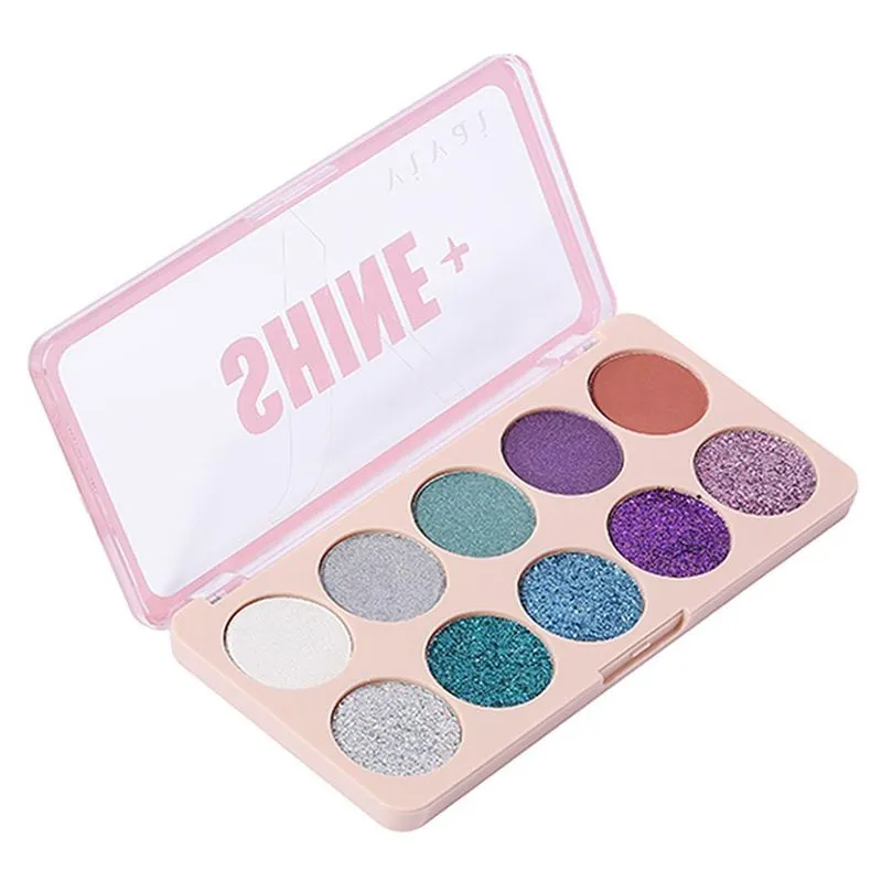 Paleta De Sombras E Glitter Shine+ Vivai 4026 Cor B