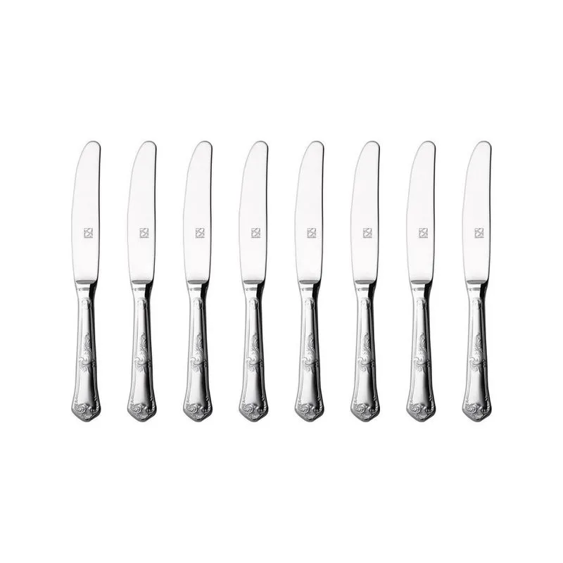 Kit 8 Facas De Mesa Hercules Classique Aço Inox 493-003P