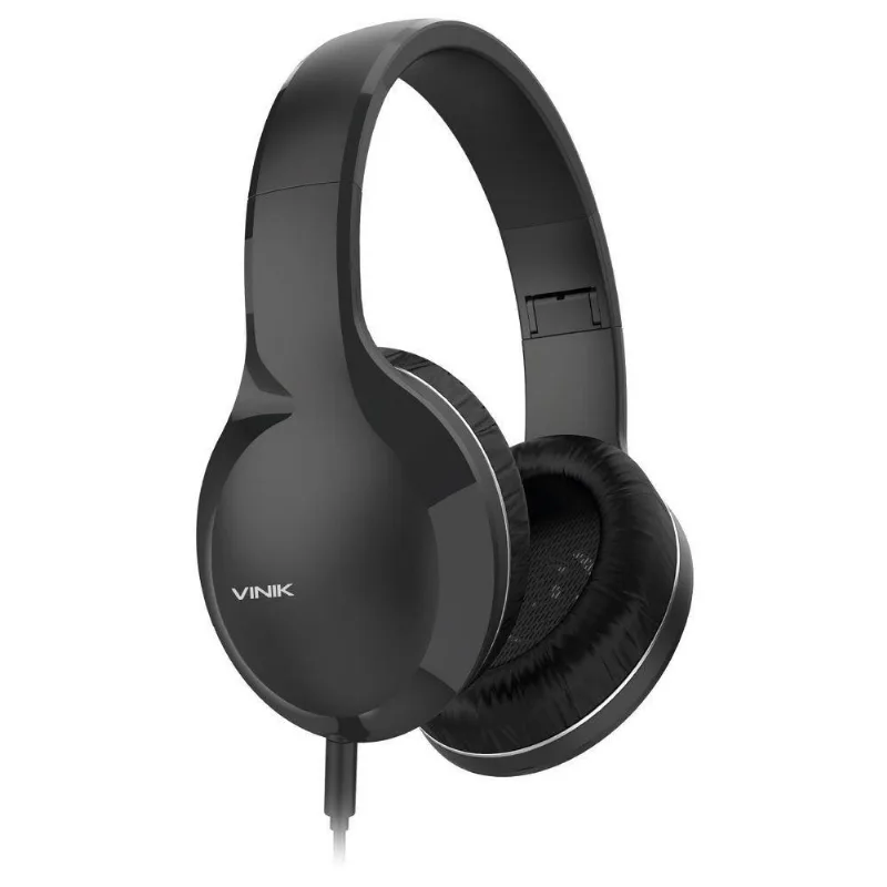 Fone De Ouvido Headset Go Tune Preto Com Microfone Cabo 1.2m Plug P2 Estereo P3 - Hg100tp