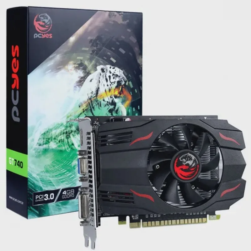 Placa de Video Nvidia Geforce GT740 GDD5 4GB 128BIT PAX740D54GB pcyes