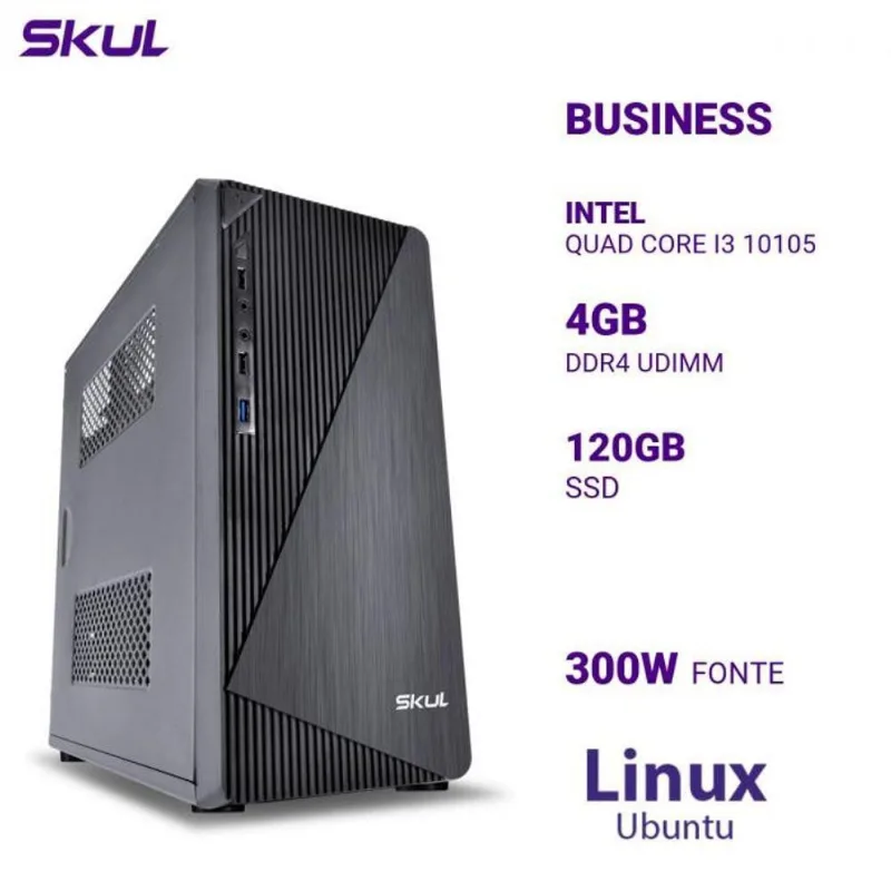 Computador B300 Quad Core I3 10105 Memória 4Gb Ddr4 Ssd 120G
