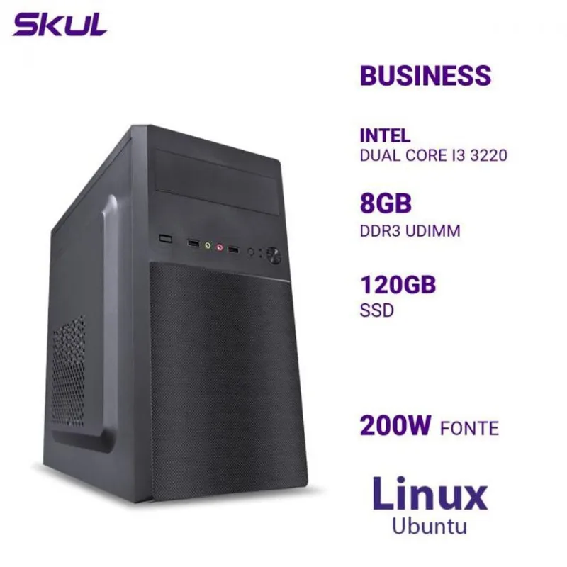 Computador Business B300 Dual Core I3 3220 Mem 8Gb Ddr3 Ssd