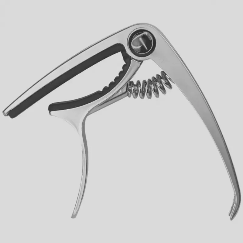 Capotraste Para Violao Guitarra Em Aluminio - Prata - Cpt20