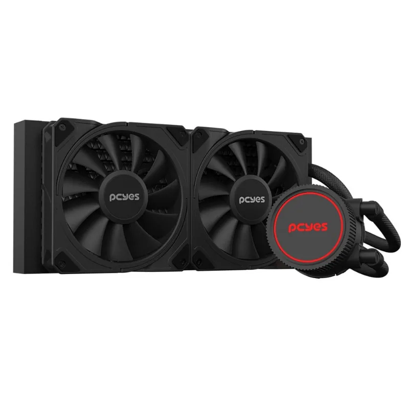 Water Cooler PcYes Sangue Frio 3 Black Vulcan 240mm - tdp 250W - Wcsf3240Br