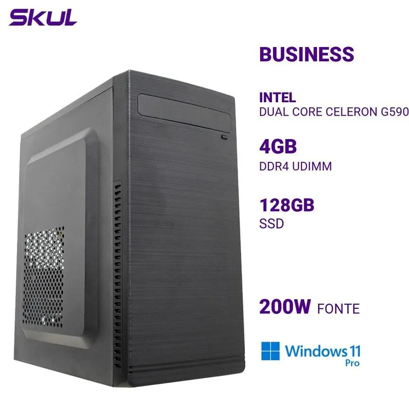 Computador B100 Dual Core Celeron G5905 3.50ghz Mem 4gb