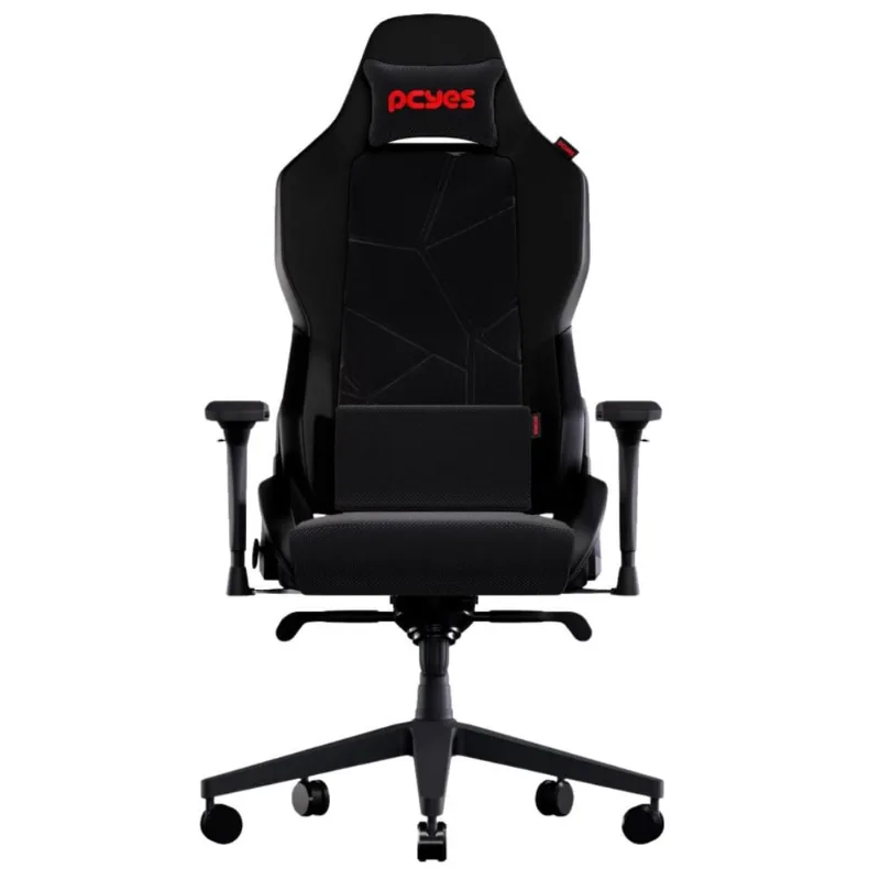 Cadeira Gamer Ergonômica Sentinel Black Vulcan Com Base de Metal Apoio de Braço 4D Almofada Magnética e Suporte de Lombar