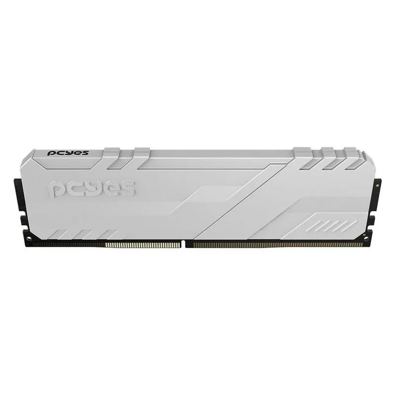 Memória RAM DDR4 Gamer PCYES 8GB 3200MHz Branco PM083200D4W
