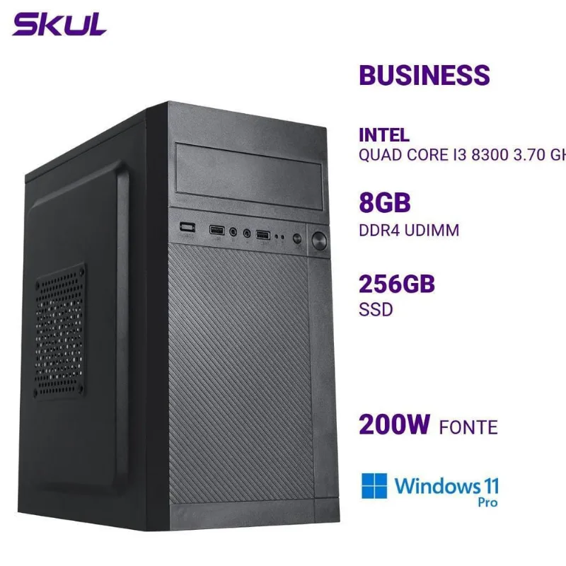 Computador B500 Quad Core I3 8300 3.70 Ghz Memória 8Gb.