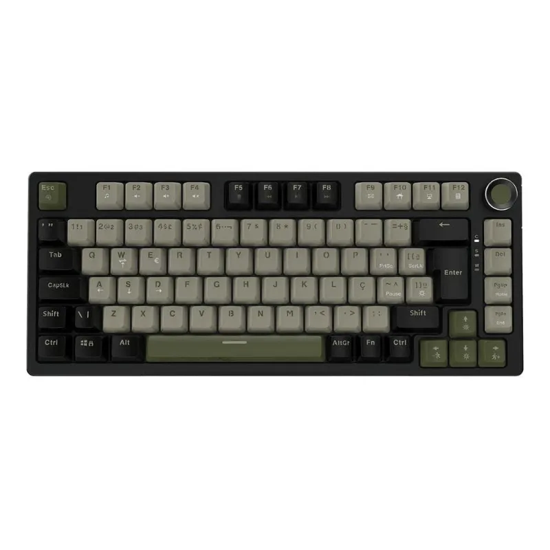 Teclado Mecanico 75% Arkeum Cammo Edition Switch Red RGB Pcyes AKCM75RBR