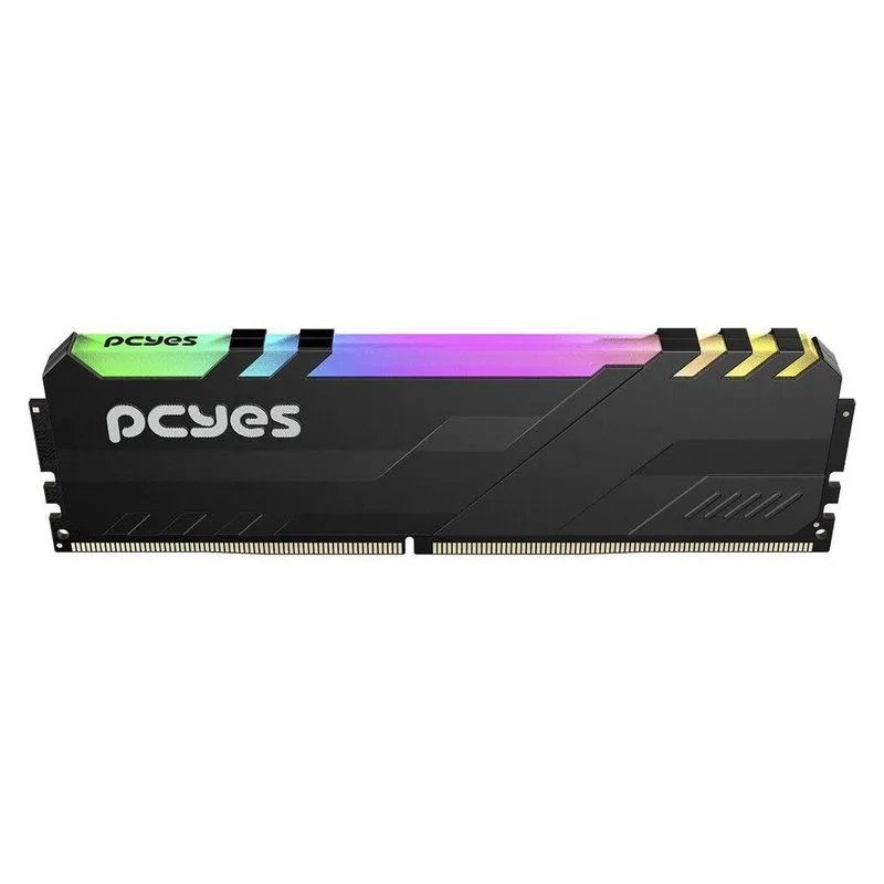 Memória RAM PM165600D5BR DDR5 5600MHz com RGB Preto Pcyes