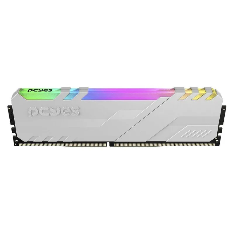 Memória RAM PM165600D5WR 16GB DDR5 5600MHz com RGB Branca