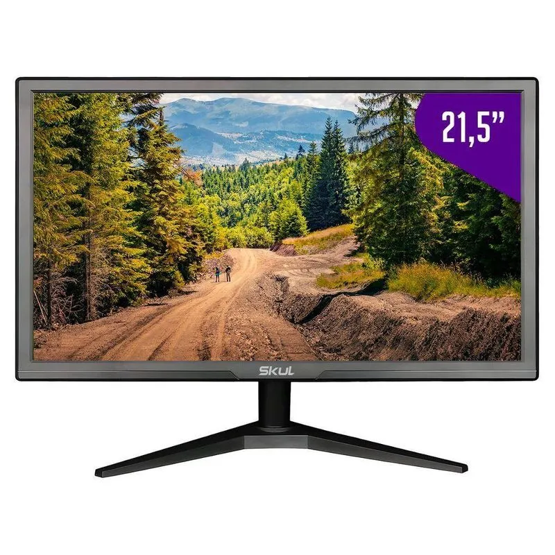 Monitor Office LED SM2155MS75Y 21,5" Full HD Painel Plano 75Hz Preto Skul