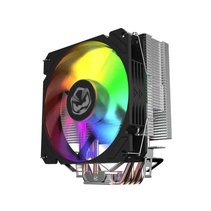 Cooler para Processador Tundra 120 Dissipação 160W TDP LED Rainbow ACTBKA120 Preto Pcyes