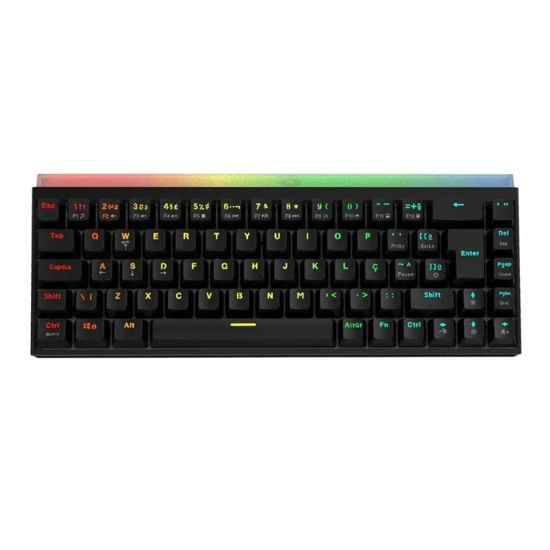 Teclado Mecânico 60% Pcyes Shiyan RGB Switch Red TPSHBVRD Preto