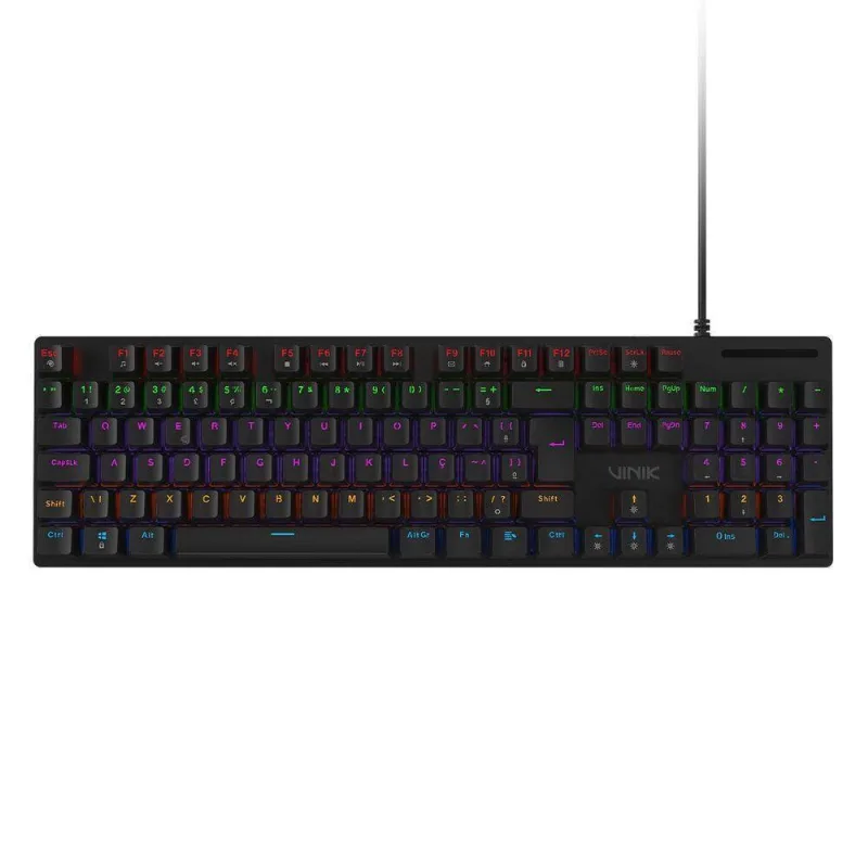 Teclado Mecanico Vinik Anihi Full ABNT2 Switch Blue LED Rainbow ANIHI100BL