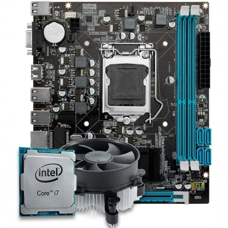 Kit Upgrade Intel Core I7 Terceira Geração Placa Mãe H61 Lga1155 - Pichau