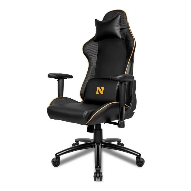 Cadeira Gamer Netenho Miramar V2, Preto E Dourado, Nt-mrm-v2