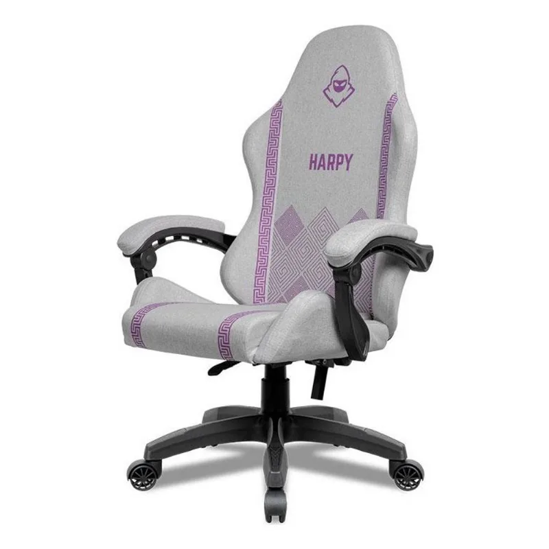 Cadeira Gamer Mancer Harpy, Branco E Roxo, Mcr-hrp-wprp