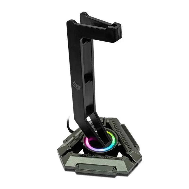 Suporte Para Headset Pichau Phantomrest Rgb Usb Preto - Pch-phtr-bl01 - Pichau