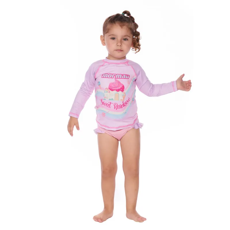 Blusa solar uv e calcinha conjunto 1 a 3 anos bebê Mormaii 1