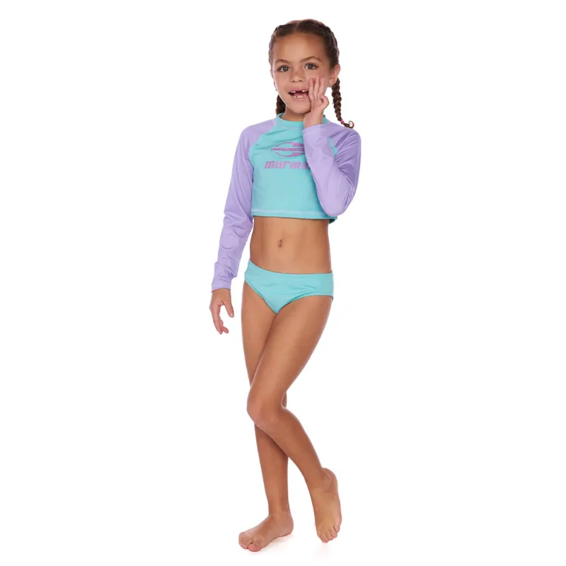 Cropped solar uv e calcinha tam 4 a 10 anos infantil Mormaii 6