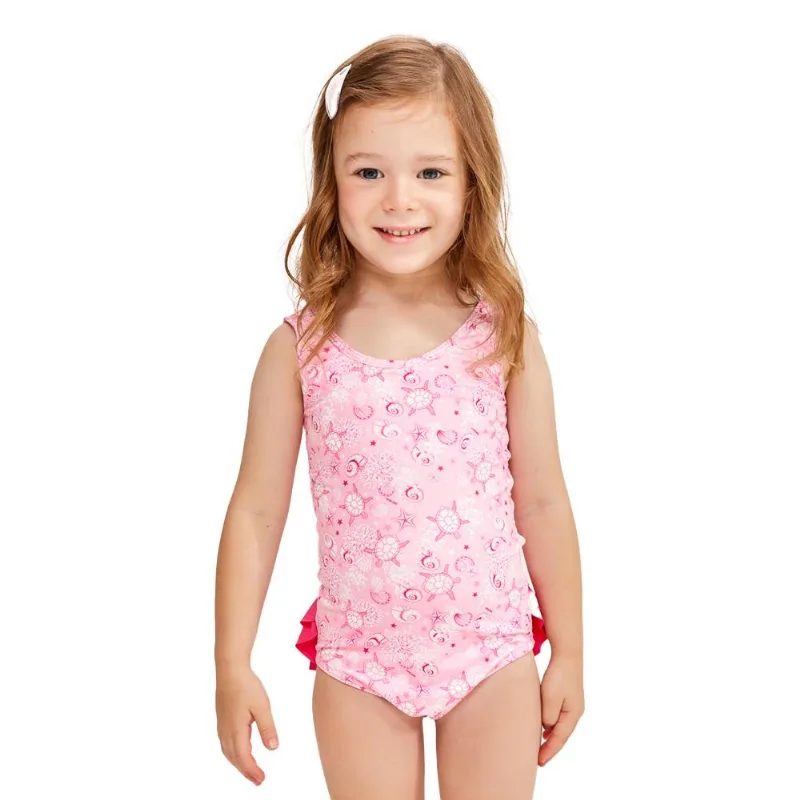 Maiô 1 a 3 anos bebê com babado duplo Mormaii 02