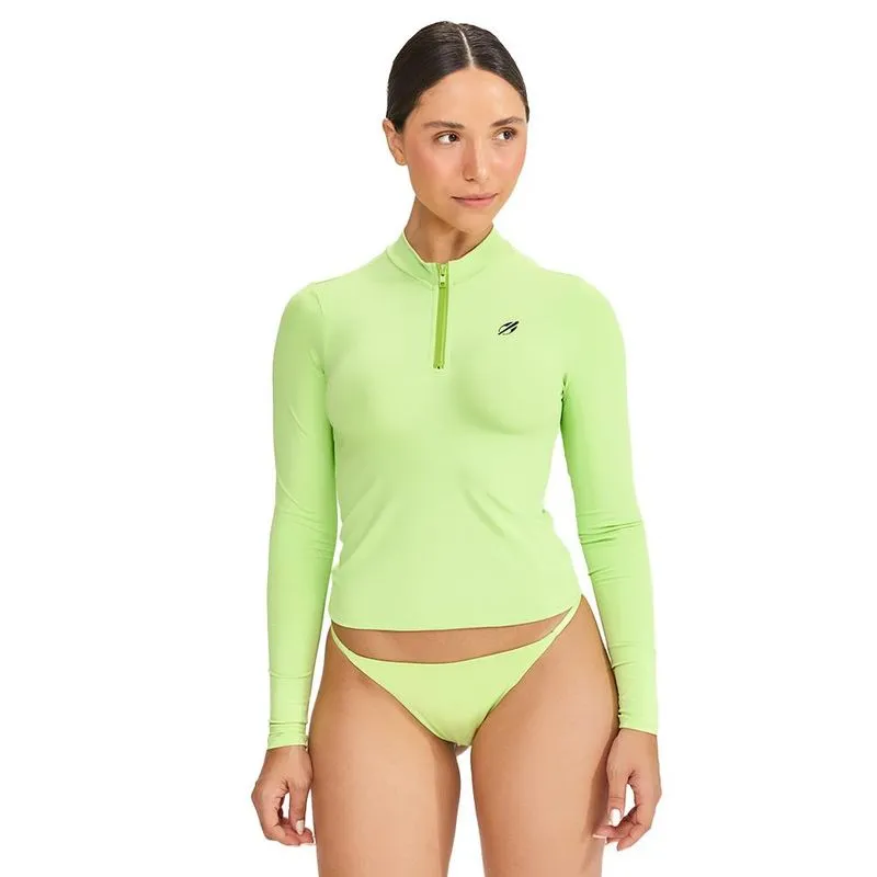 Camiseta adulto proteção solar uv50+ zíper Mormaii GG