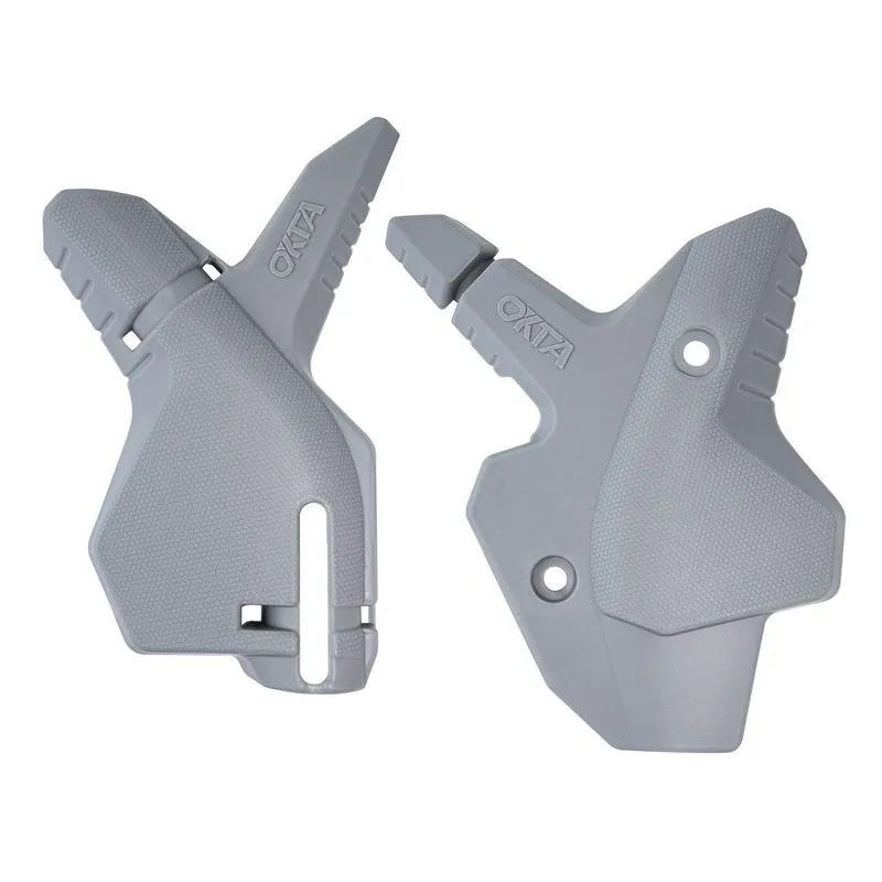 Protetor De Quadro Cinza Para Motos Honda Crf250f Okta Parts