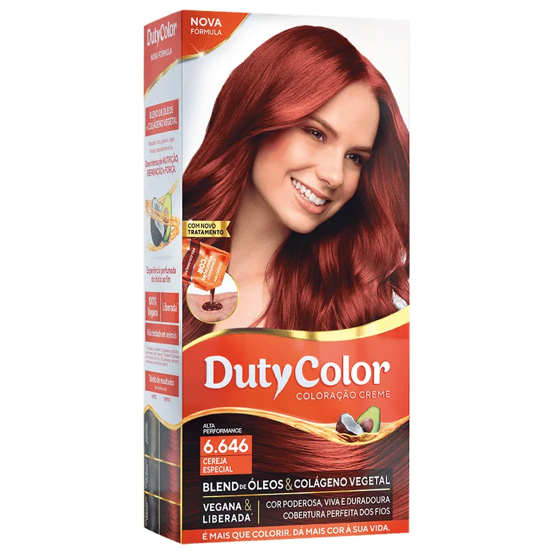 Coloração Duty Color Cereja Especial - 6.646