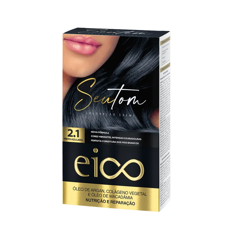 Eico Seu Tom - Coloração 2.1 Preto Azulado Coloração 2.1 Preto Azulado - Eico Seu Tom