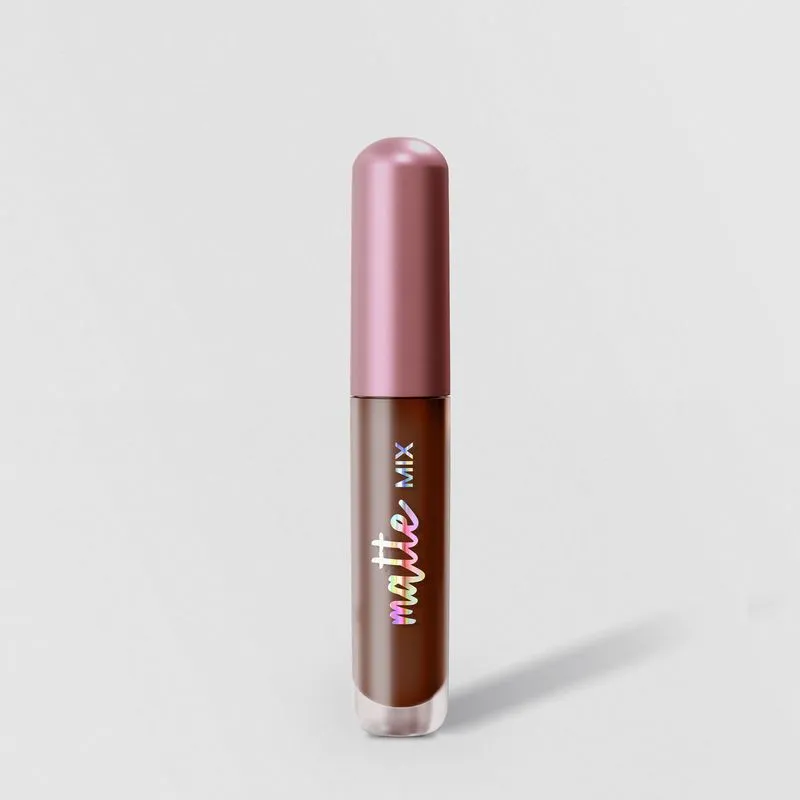 Batom Líquido Matte Mix Bifásico DaBelle Beauty - Nude Chocolate