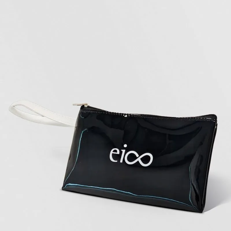 Necessaire com Alça Eico Necessaire Preta com Alça de Mão - Eico