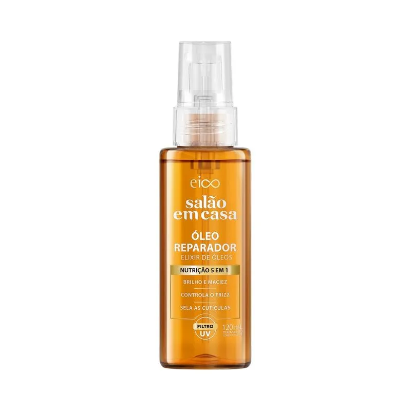 Óleo Reparador Capilar Eico Salão em Casa 120ml