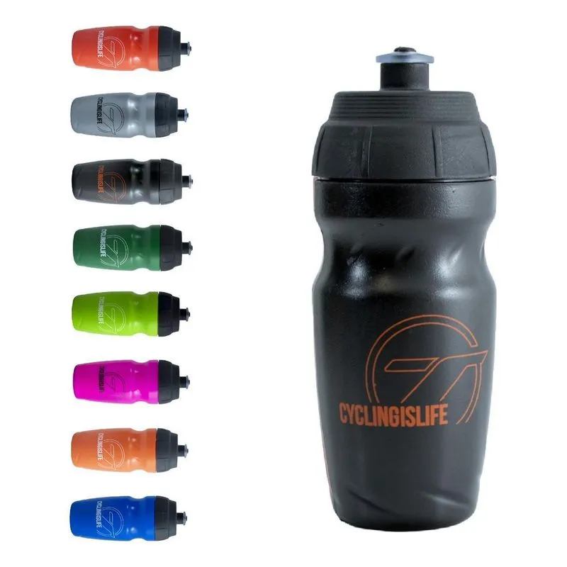 Garrafa Caramanhola Térmica Squeeze Tsw 400ml Bike - Preto
