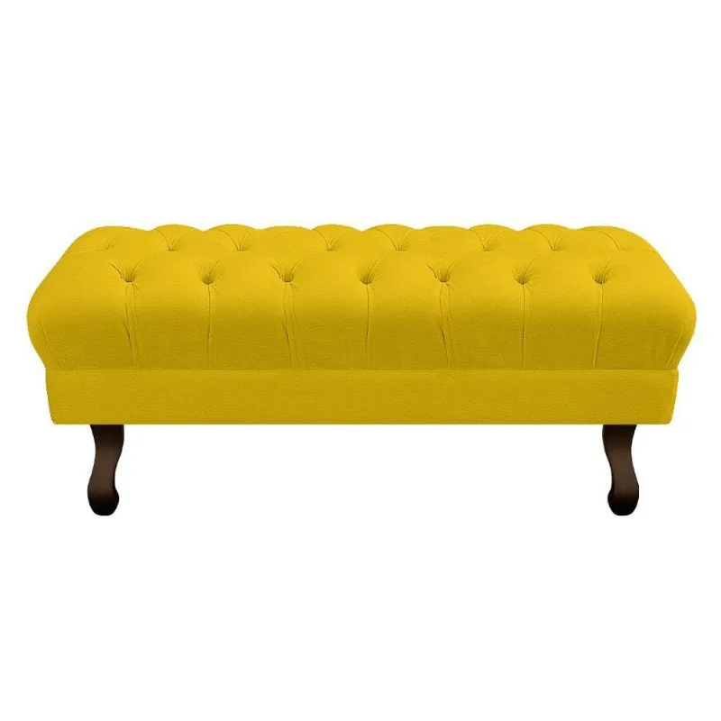 Puff Retrô 160 Cm Luis Xv Amarelo