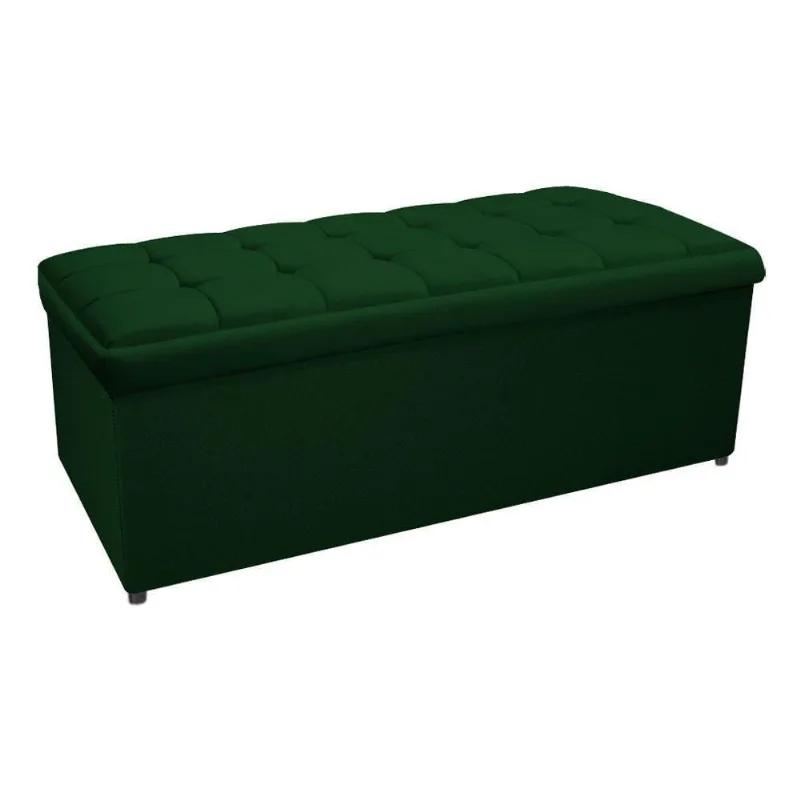 Calçadeira Copenhague 160cm Queen Size Suede Verde Adj Decor