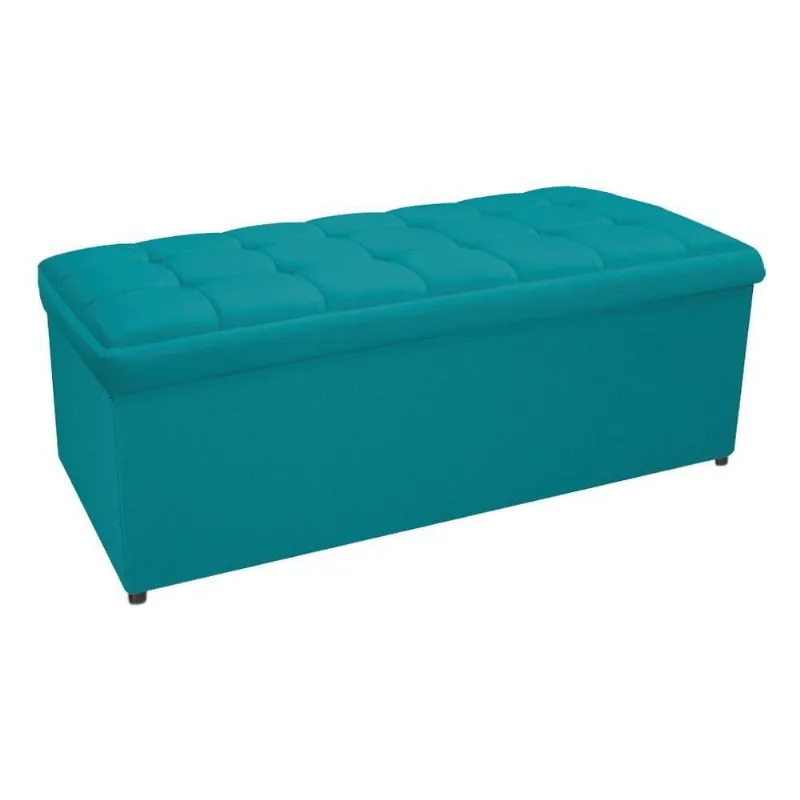 Calçadeira Copenhague 160cm Queen Size Turquesa Adj Decor