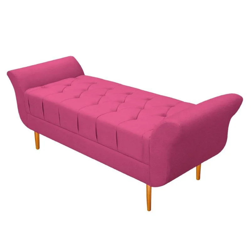 Recamier Estofado Ari 140cm Casal Corano Pink