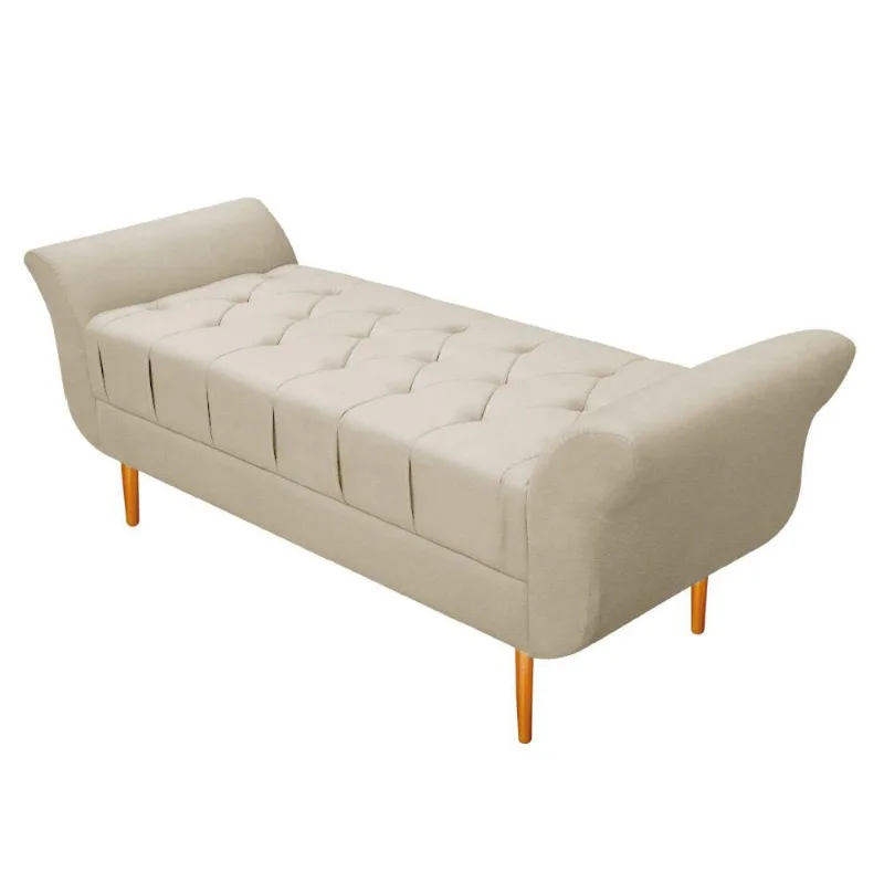 Recamier Ari 160 Cm Queen Size Corano Bege