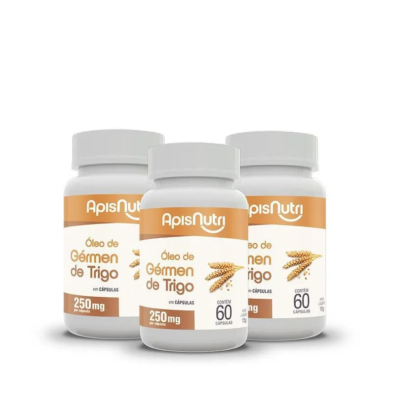 Kit 03 - Óleo De Germe De Trigo - 60 Cápsulas - Dna Verde