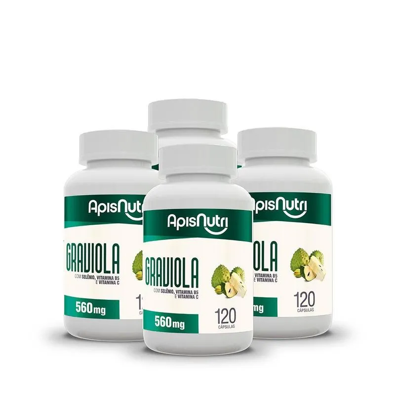 Kit 04 - Graviola - 120 Cápsulas - Dna Verde Kit 04 - Graviola - 120 Cápsulas - Dna Verde