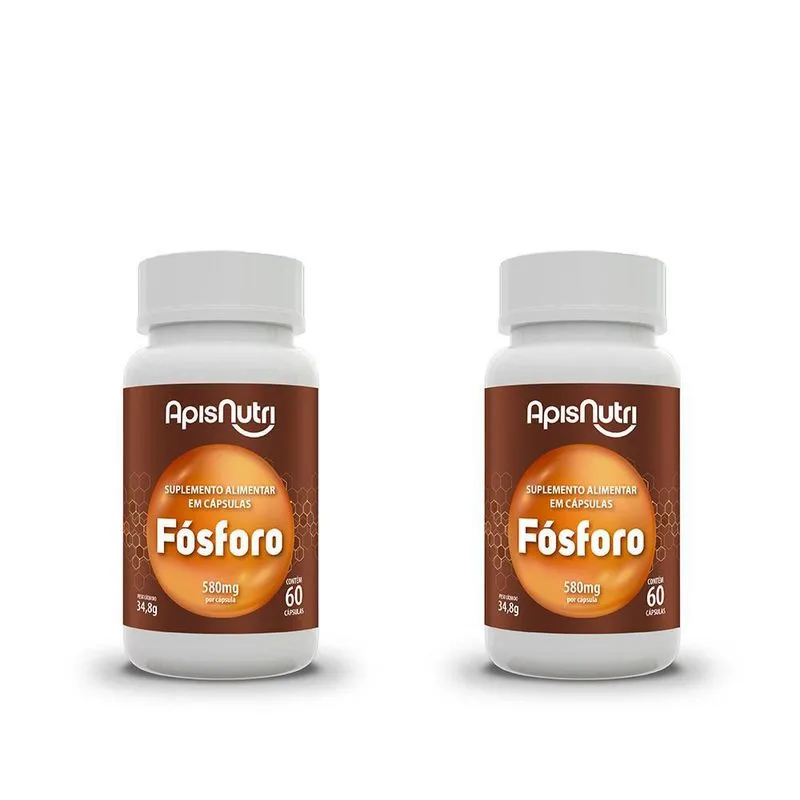 Kit 2 - Fósforo - 60 Cápsulas -dna Verde