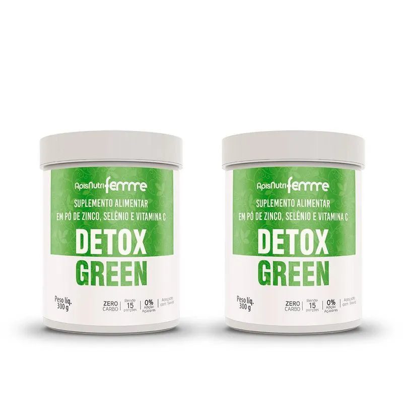 Kit 2 - Suco Verde - Detox Green - 300g Dna Verde