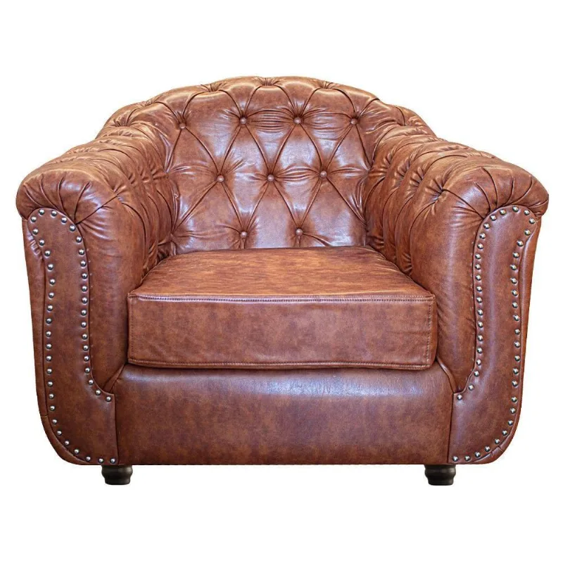 Poltrona Chesterfield Luna Corano Nozes Doce Sonho