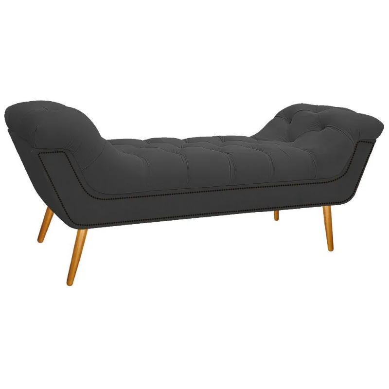 Calçadeira Estofada Veneza 195 Cm King Size Corano