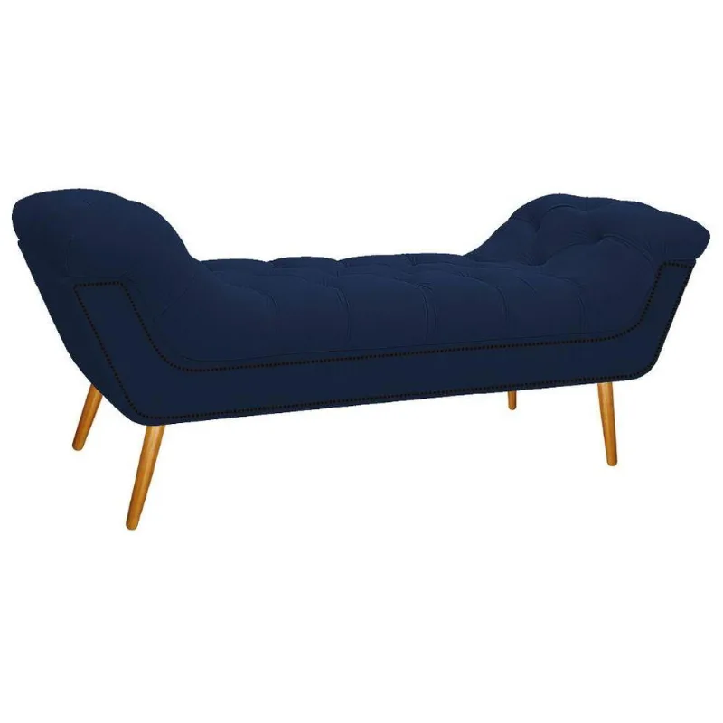 Calçadeira Estofada Veneza 195 Cm King Size Suede