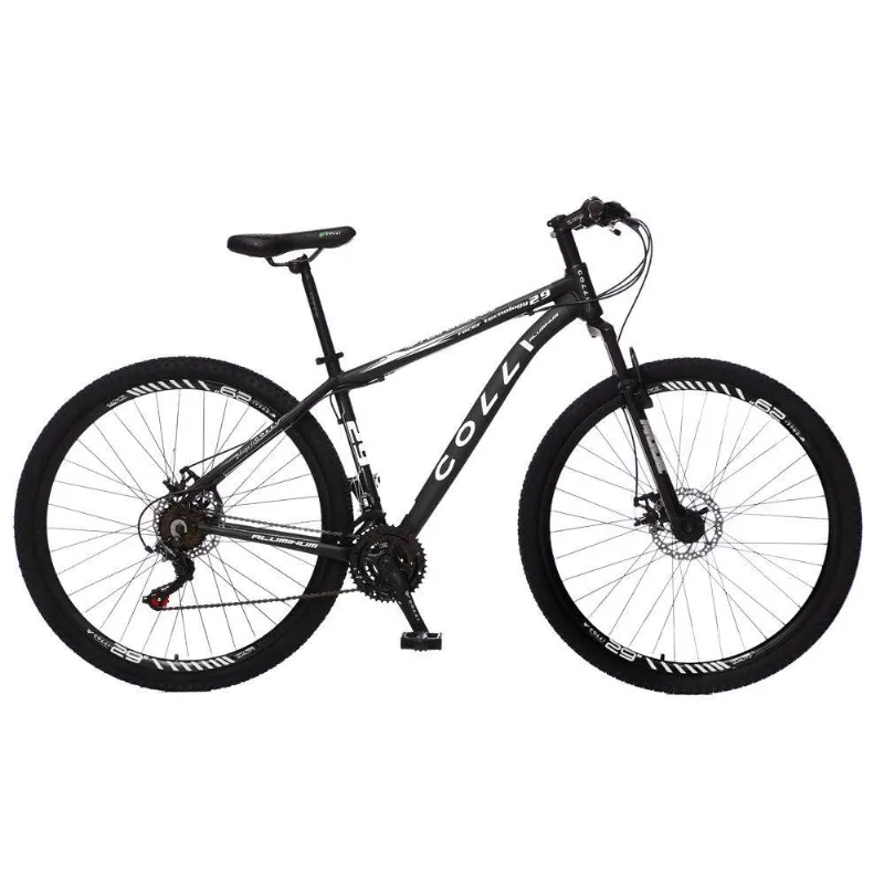 Bicicleta Atalanta Aro 29 Alumínio 21v Freio Mecânico Preto