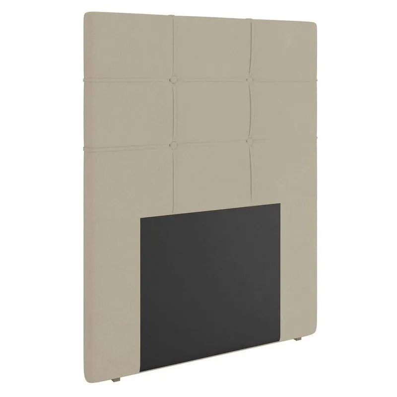 Cabeceira Cama Box Solteiro 90Cm D10 Esmeralda Corano Bege - Mpozenato