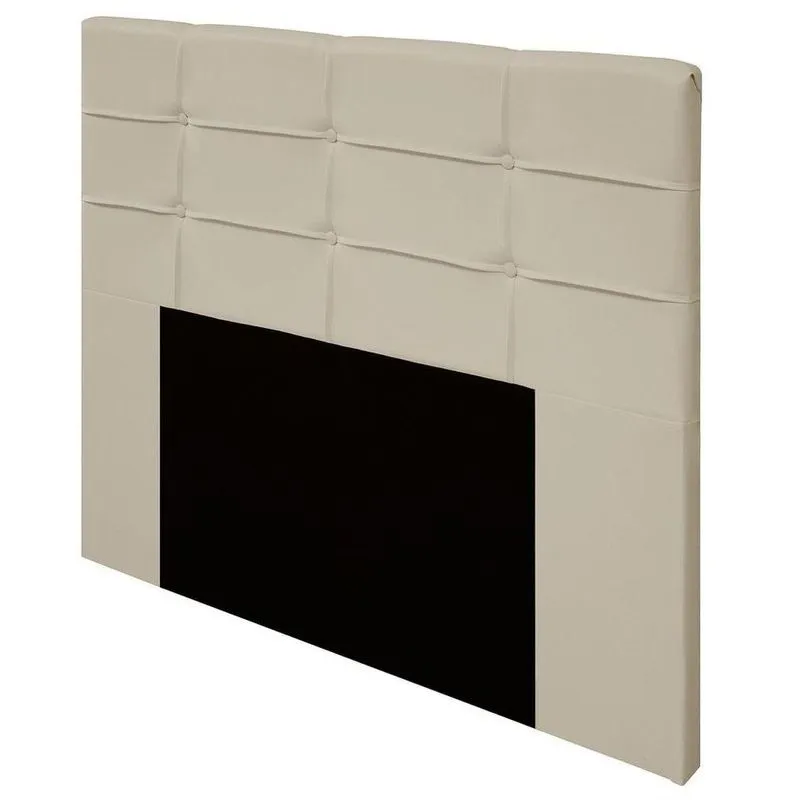 Cabeceira Cama Box Casal 140cm D10 Esmeralda Corano Bege - Mpozenato