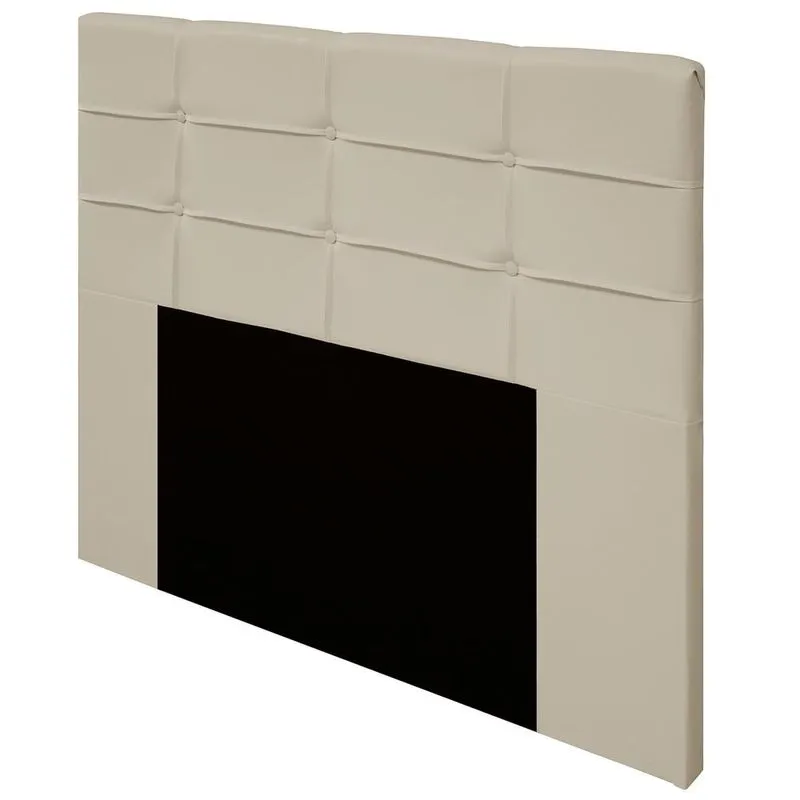 Cabeceira Cama Box Casal Queen 160cm D10 Esmeralda Corano Bege - Mpozenato